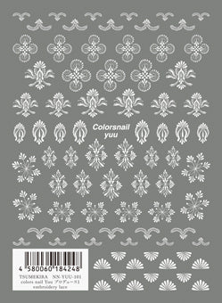 TSUMEKIRA COLORSNAIL YUU ×  EMBROIDERY LACE | NN-YUU-101