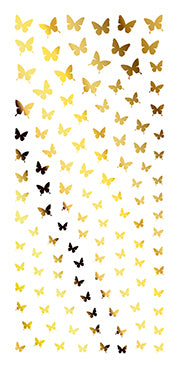 TSUMEKIRA BUTTERFLY SILHOUETTE GOLD | SG-BSA-101