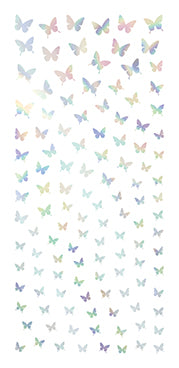 TSUMEKIRA BUTTERFLY SILHOUETTE AURORA | SG-BSA-102