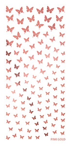 TSUMEKIRA BUTTERFLY SILHOUETTE PINK GOLD | SG-BSA-104