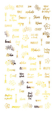 TSUMEKIRA HIDEKAZU × GOLD LETTER | SG-HDK-111