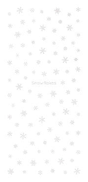 TSUMEKIRA CHRISTMAS SNOWFLAKE WHITE GOLD | SG-YUK-901