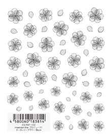 TSUMEKIRA 【ES】 RRIEENÉExFILER × ORGANDY FLOWER BLACK | ES-RXF-102