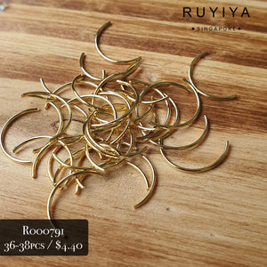 GOLD LARGE CUTICLE RING R000791