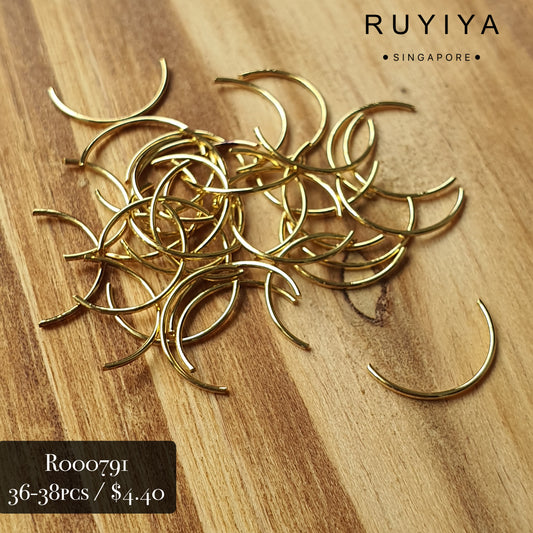 GOLD LARGE CUTICLE RING R000791