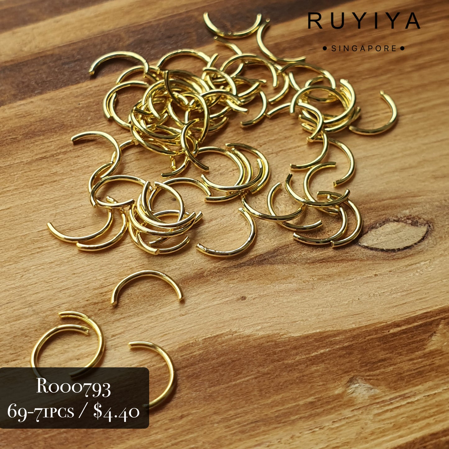 GOLD SMALL CUTICLE RING R000793