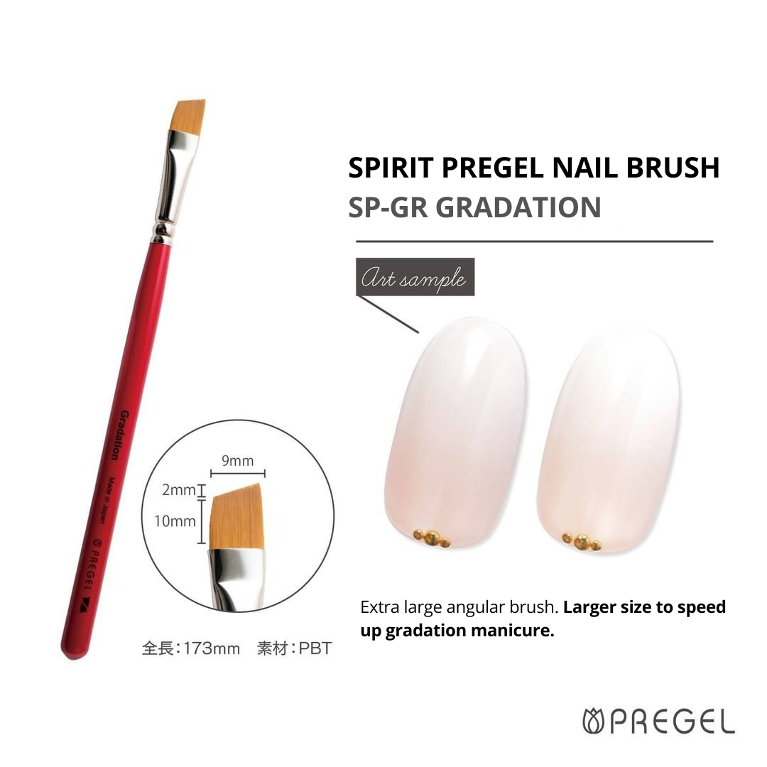 SPIRIT PREGEL NAIL BRUSH - GRADATION