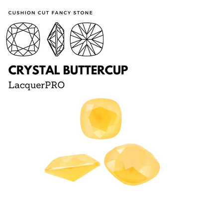 SWAROVSKI CRYSTAL SHINY LACQUER EFFECTS 4470 CUSHION CUT FANCY STONE