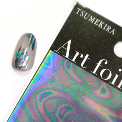 TSUMEKIRA ART FOIL AF-FUM-007 GRAY FLASH