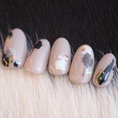 TSUMEKIRA ART FOIL AF-FUM-010 PIANO WHITE