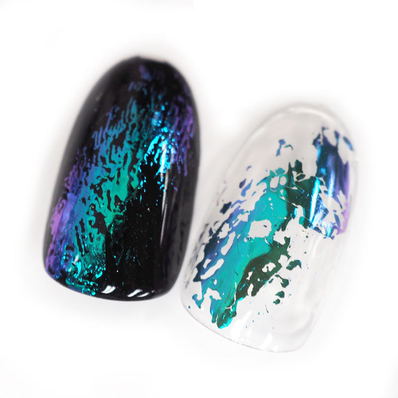 TSUMEKIRA ART FOIL DISCO AF-FUM-023 EMERALD × PURPLE