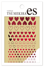 Load image into Gallery viewer, TSUMEKIRA 【ES】 HEART 4 METALLIC RED | ES-HEA-104
