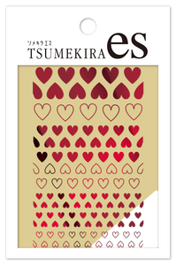 TSUMEKIRA 【ES】 HEART 4 METALLIC RED | ES-HEA-104