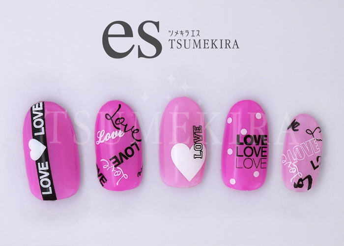 TSUMEKIRA 【ES】 LOVE FONTS | ES-LOV-101