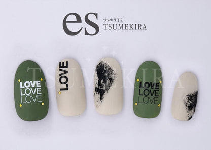 TSUMEKIRA 【ES】 LOVE FONTS | ES-LOV-101
