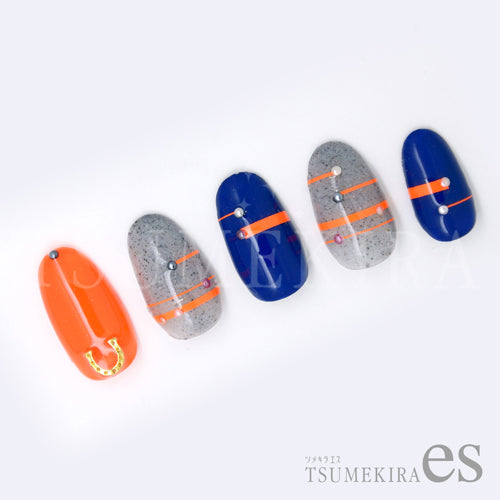 TSUMEKIRA 【ES】 NEON LINE NEON ORANGE | ES-NLI-102