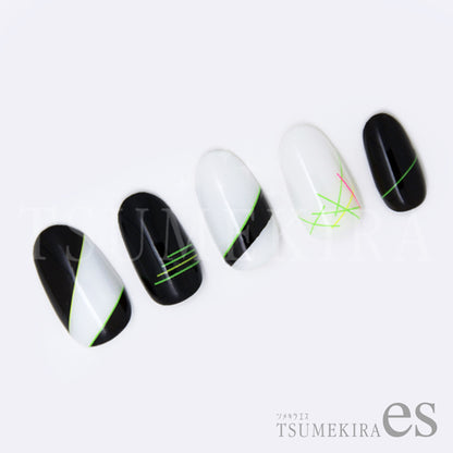 TSUMEKIRA 【ES】 NEON LINE NEON GREEN | ES-NLI-104