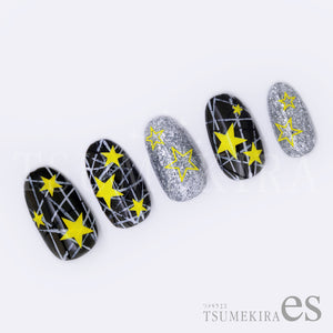 TSUMEKIRA 【ES】 NEON STAR NEON YELLOW | ES-NST-103