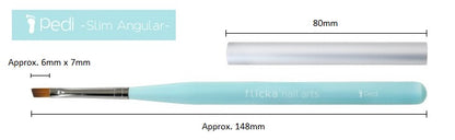 FLICKA NAIL PEDI SLIM ANGULAR BRUSH