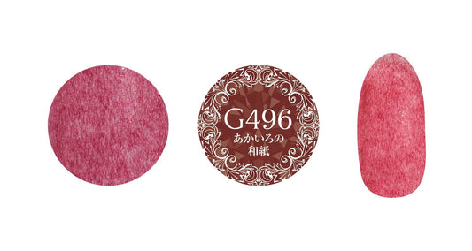 PREMDOLL MUSE G496 RED JAPANESE PAPER