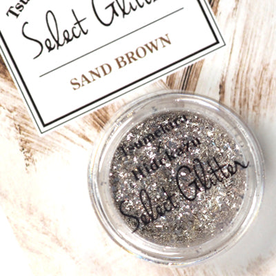 TSUMEKIRA x HIDEKAZU SELECT GLITTER - SAND BROWN | HID-GLI-101