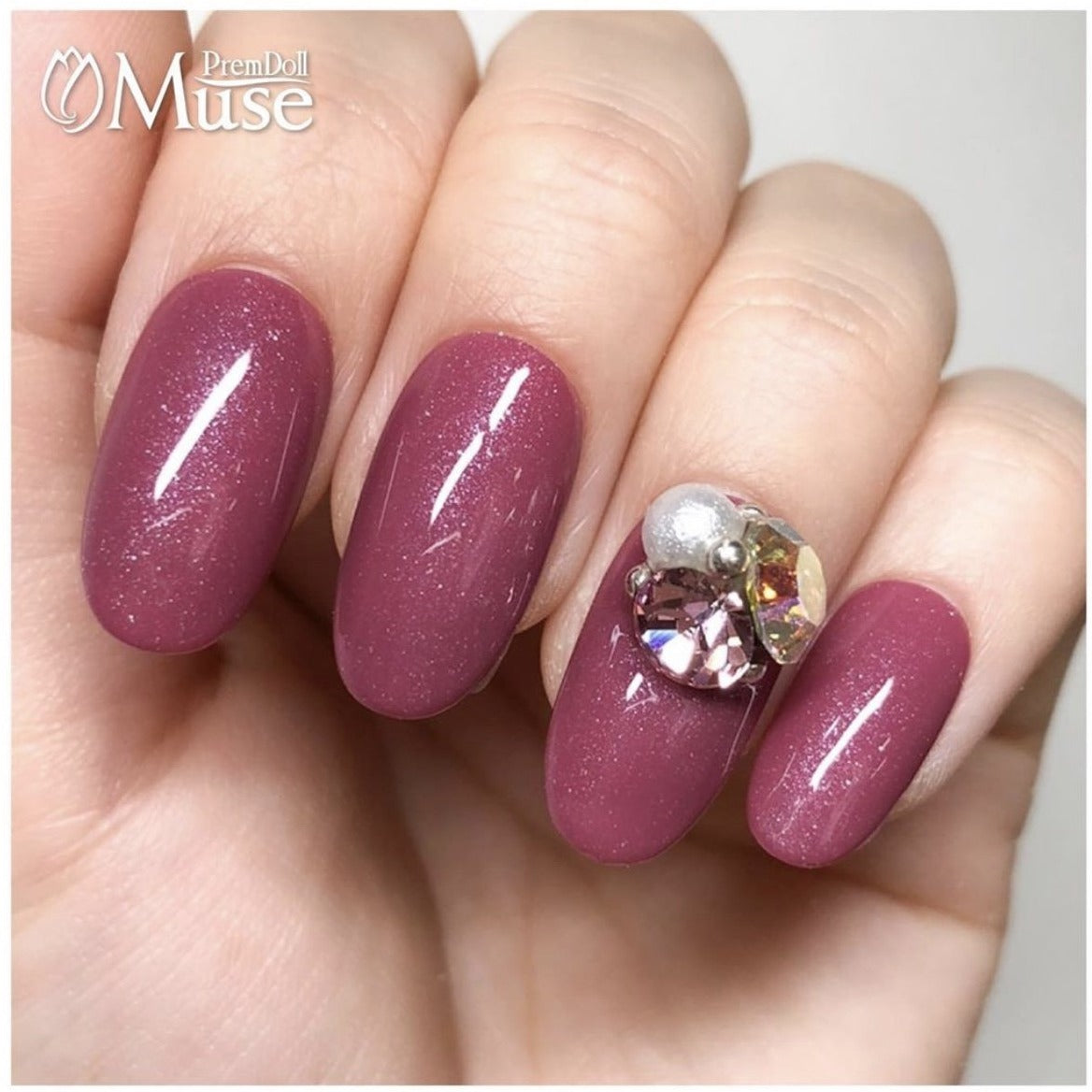 PREMDOLL MUSE GP645 BURGUNDY FROST