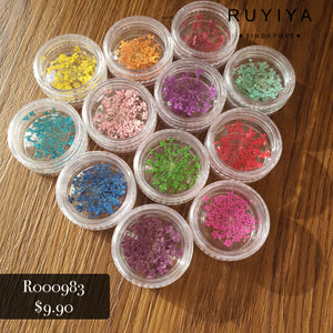 RUYIYA DRIED FLOWER SET (12 COLORS) R000983