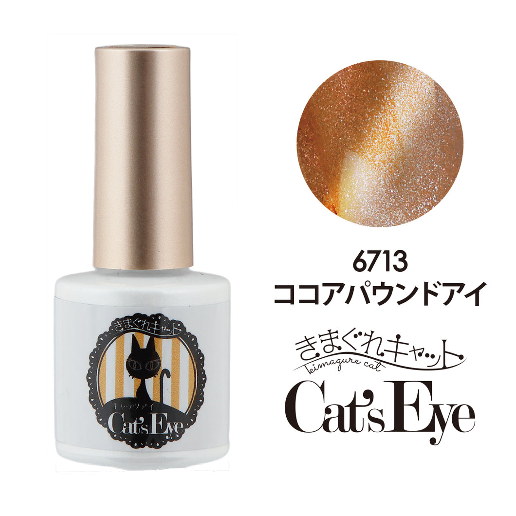 KIMAGURE CAT EYE GEL 6713 COCOA POUND EYE