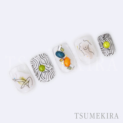 TSUMEKIRA DAISY × FEMALE BLACK | NN-DAI-118