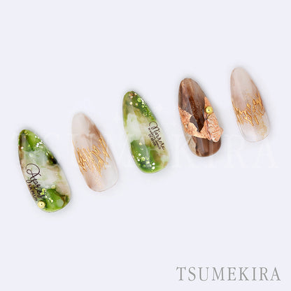 TSUMEKIRA EFFRONTEE KYOKO × MISS BEAUTE DARK BROWN | NN-EFK-102