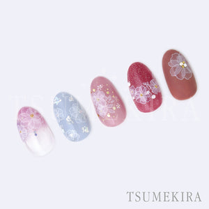 TSUMEKIRA FILER × FLUFFY FLOWER WHITE | NN-FIL-101