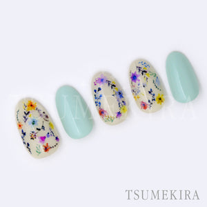 TSUMEKIRA FLICKA NAIL ARTS × WATERCOLOR GARDEN | NN-FLI-108