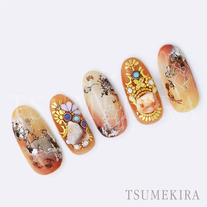 TSUMEKIRA COLORSNAIL HANA × TURQUO BEIGE | NN-HAN-104