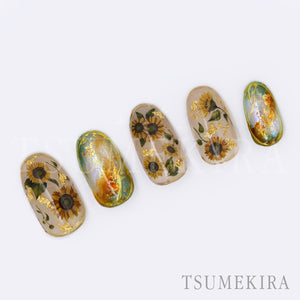 TSUMEKIRA ANTIQUE SUNFLOWER | NN-HMW-301