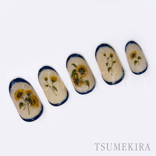 TSUMEKIRA ANTIQUE SUNFLOWER | NN-HMW-301
