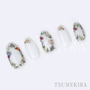 TSUMEKIRA HANA4 × HAND PAINT FLOWERS | NN-HNY-104