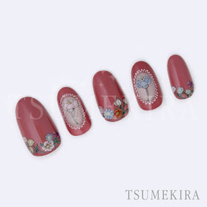 TSUMEKIRA HANA4 × HAND PAINT FLOWERS | NN-HNY-104