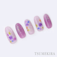 Load image into Gallery viewer, TSUMEKIRA CRANBERRY NAIL × FAIRY FLOWERS | NN-KJR-111
