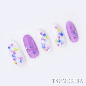 TSUMEKIRA CRANBERRY NAIL × FAIRY FLOWERS | NN-KJR-111