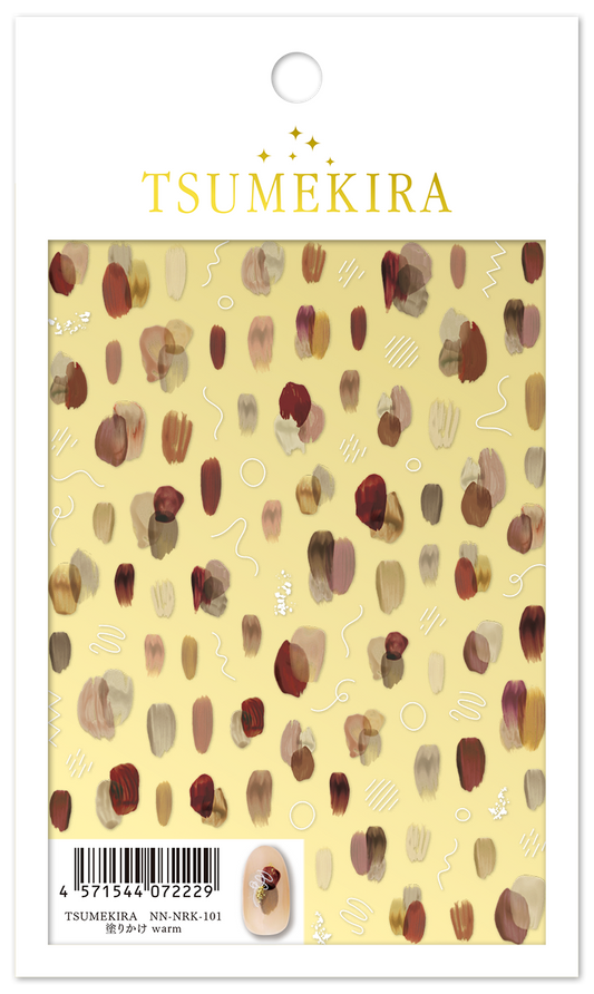 TSUMEKIRA ABSTRACT PAINT WARM | NN-NRK-101