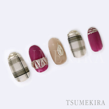 TSUMEKIRA SHEER CHECK 1 | NN-SCH-101