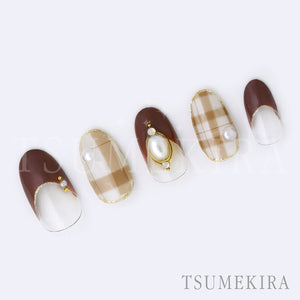 TSUMEKIRA SHEER CHECK 2 | NN-SCH-102