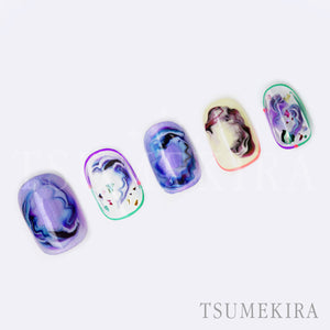 TSUMEKIRA SANZOU × WAVY MARBLE SMOKY | NN-SNZ-104