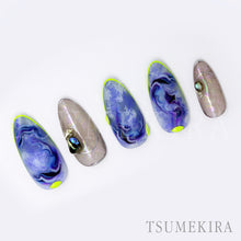 Load image into Gallery viewer, TSUMEKIRA SANZOU × WAVY MARBLE SMOKY | NN-SNZ-104
