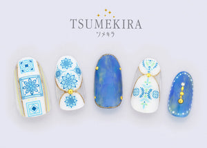 TSUMEKIRA TILE PATTERN BLUE | NN-TIL-102 [DISCONTINUED]