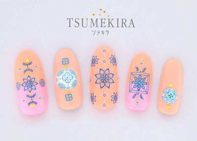 TSUMEKIRA TILE PATTERN BLUE | NN-TIL-102 [DISCONTINUED]