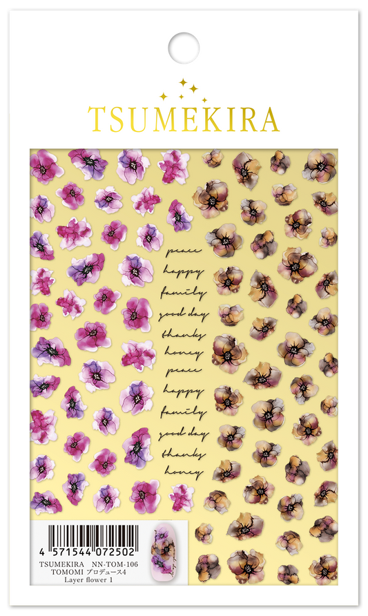TSUMEKIRA TOMOMI × LAYER FLOWER 1 | NN-TOM-106