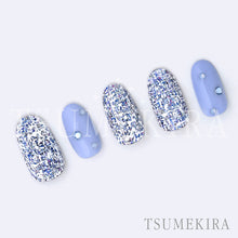 Load image into Gallery viewer, TSUMEKIRA TWEED BLUE | NN-TWE-102
