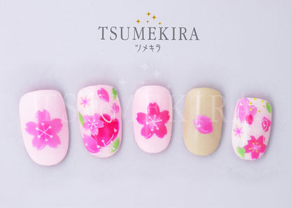 TSUMEKIRA YUMI LING × DANCING OF SPRING CHERRY BLOSSOM | NN-YML-101