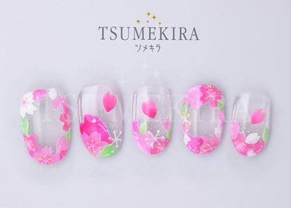TSUMEKIRA YUMI LING × DANCING OF SPRING CHERRY BLOSSOM | NN-YML-101